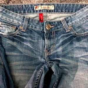 Two pair of BKE jeans